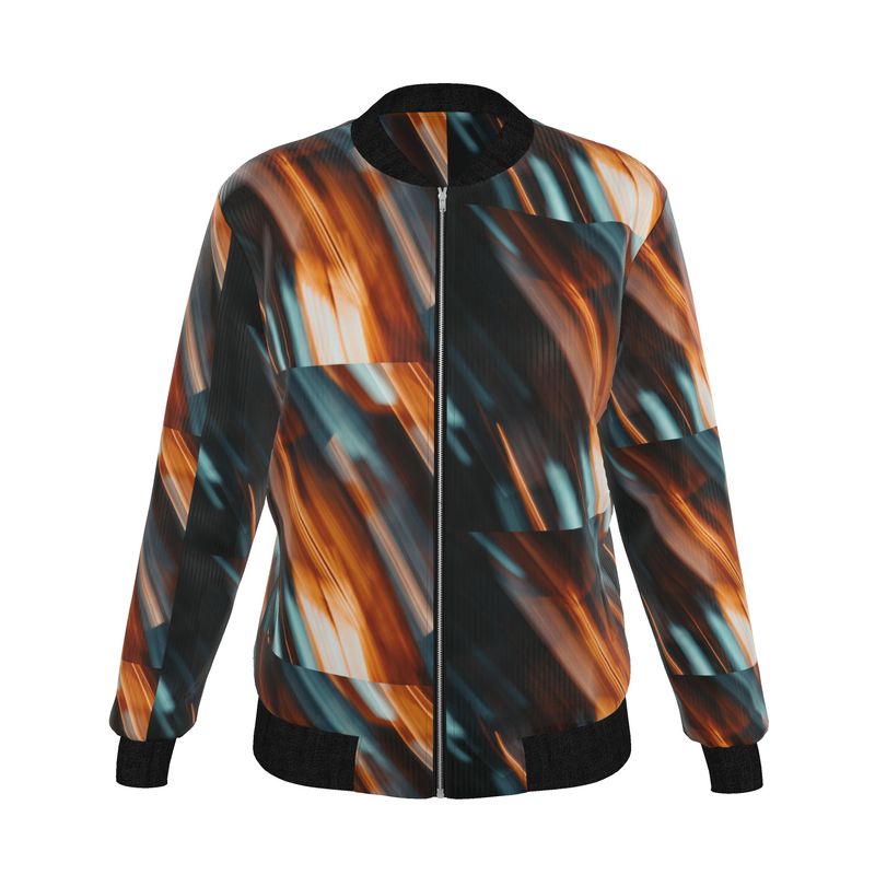 Women's Reversible Silk Bomber Jacket