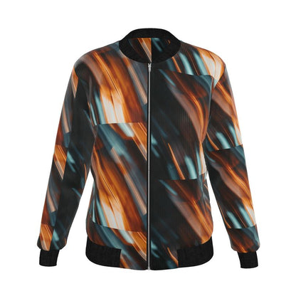Women's Reversible Silk Bomber Jacket