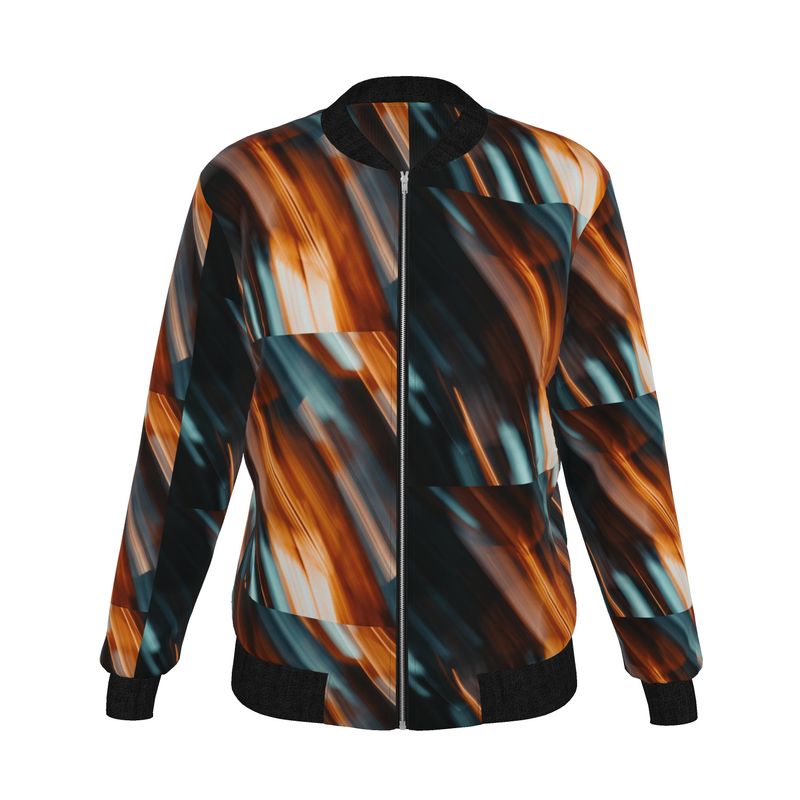 Women's Reversible Silk Bomber Jacket