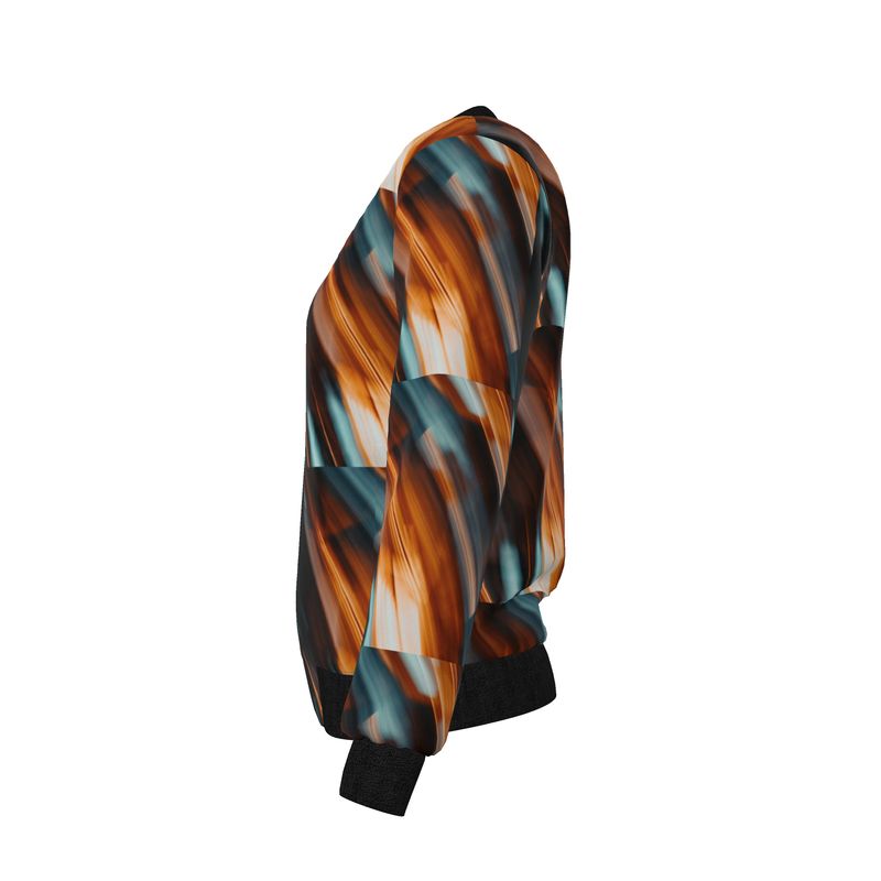 Women's Reversible Silk Bomber Jacket